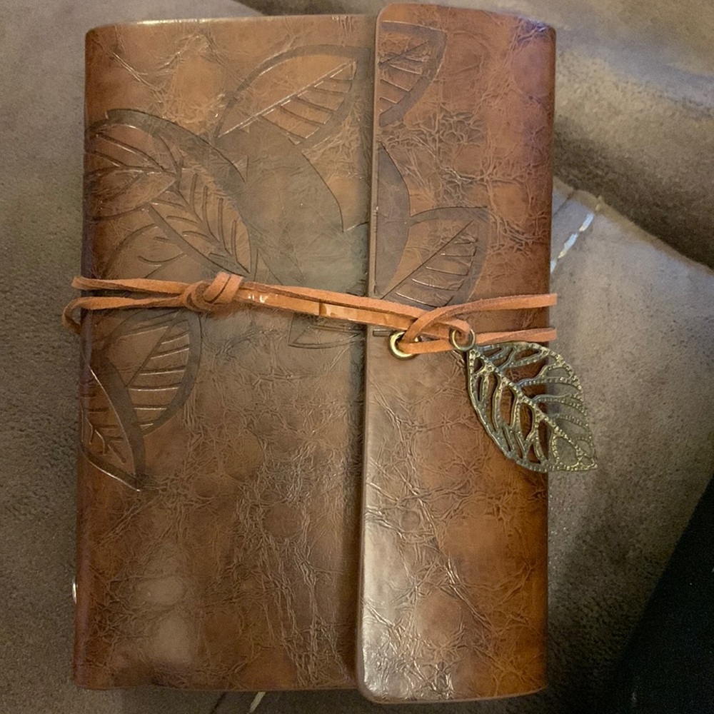 Leather bound diary